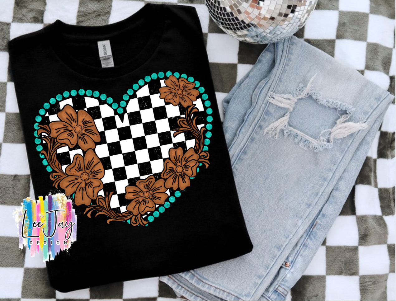 Preorder: Western Styled Heart Shirt (10-12 Business Days, could be sooner!)