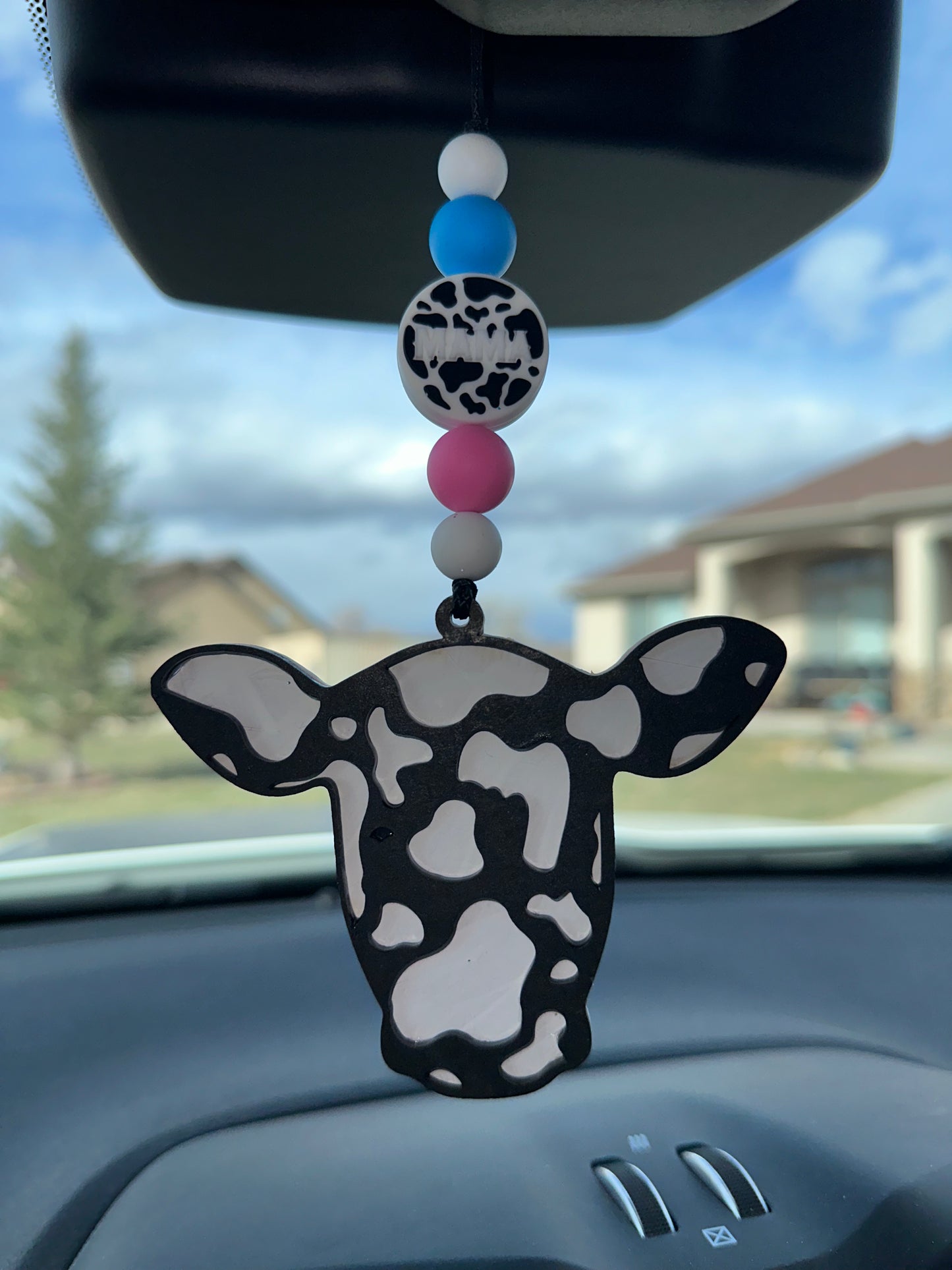 Mama Cow Car Charm
