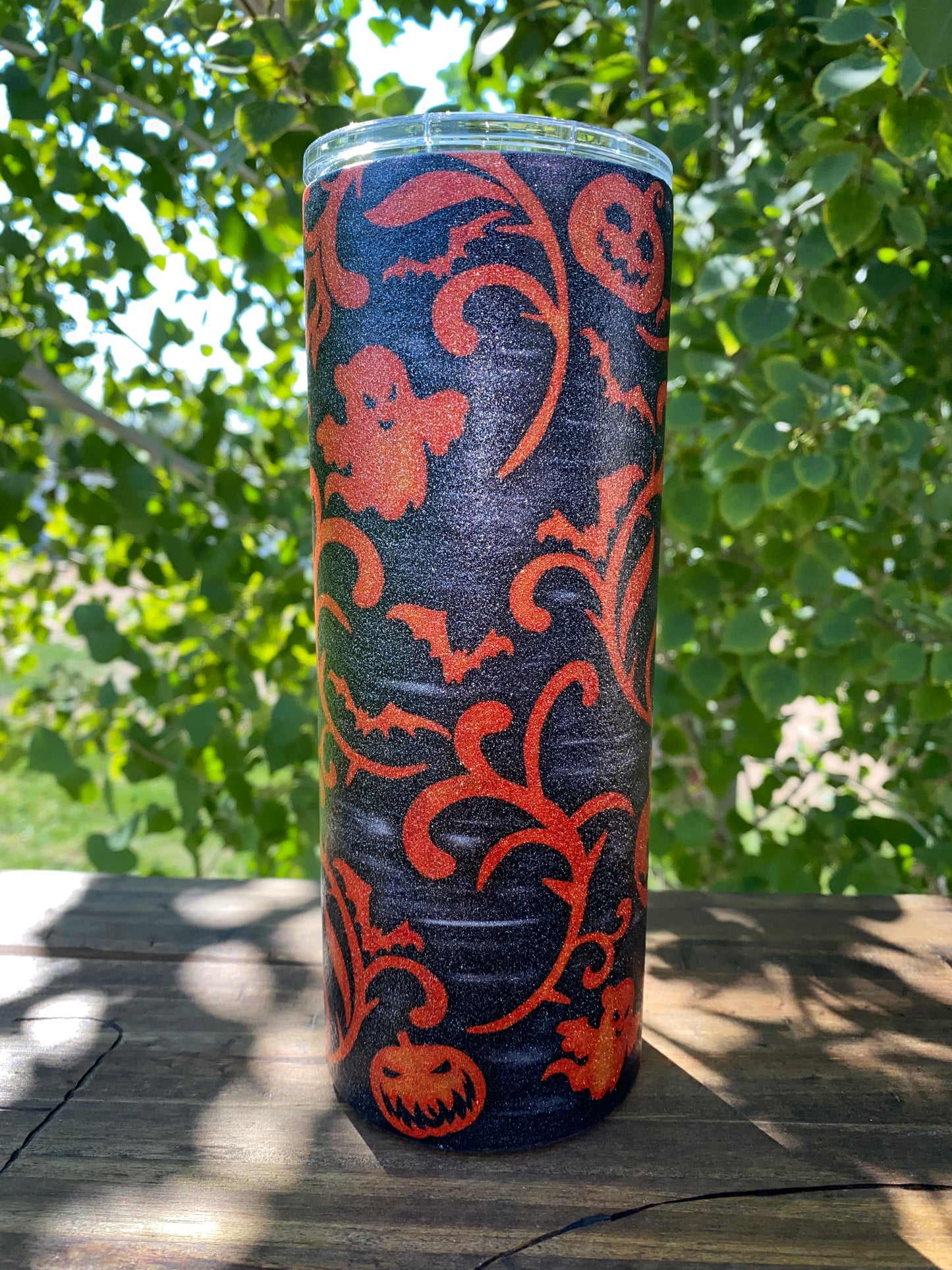 Glitter Halloween Tumbler