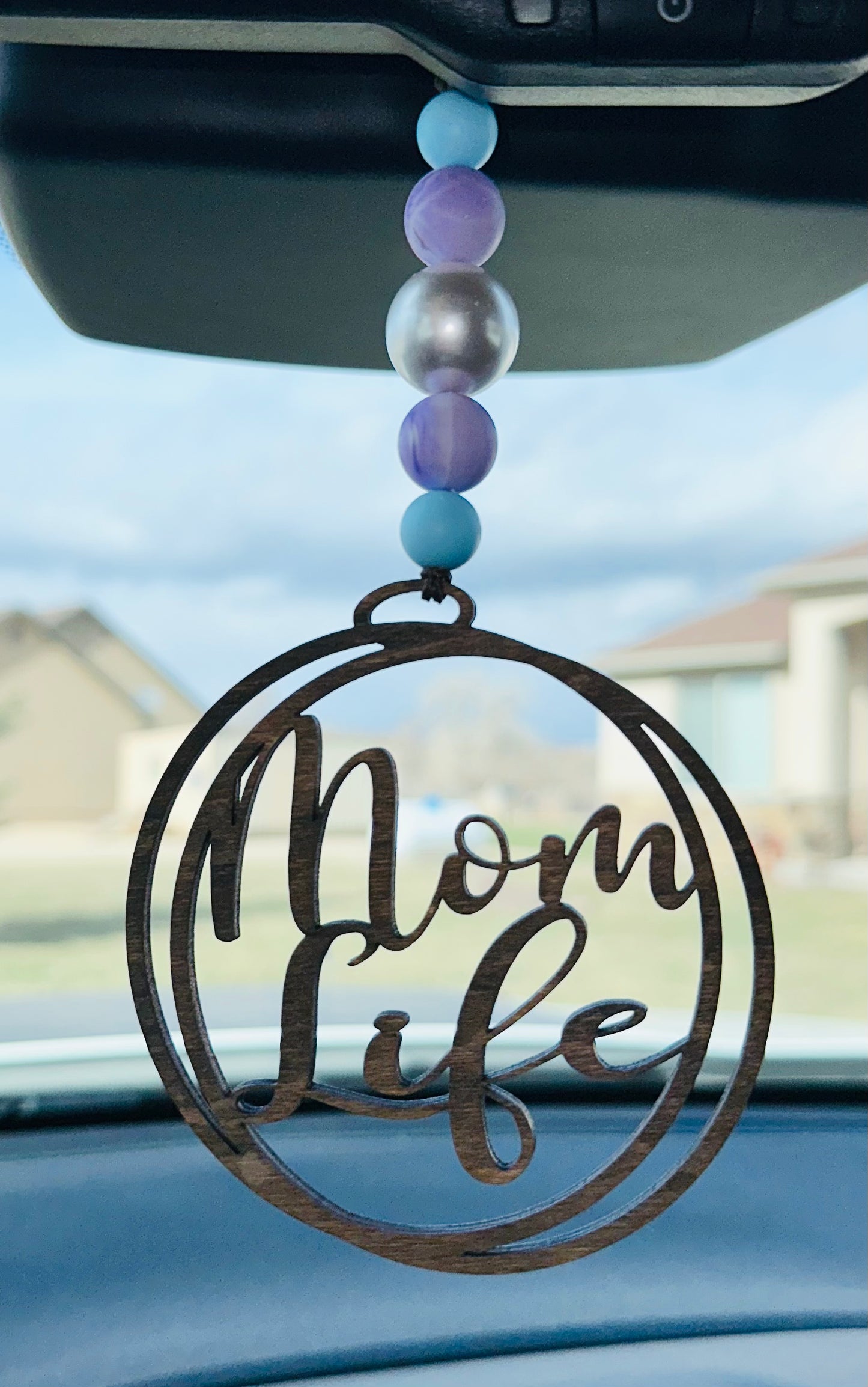 Mom Life Car Charm
