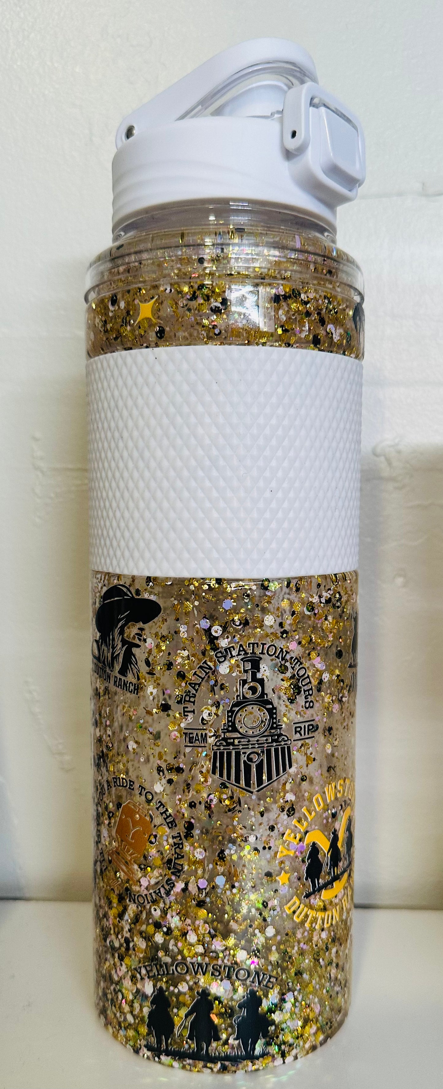 Yellow Stone Acrylic Waterbottle 40oz