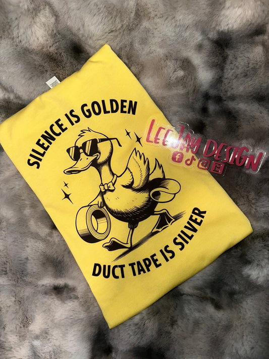 Silence is Golden- Large TShirt