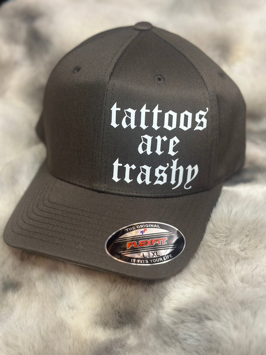Tattoos are Trashy-Flexfit L/XL