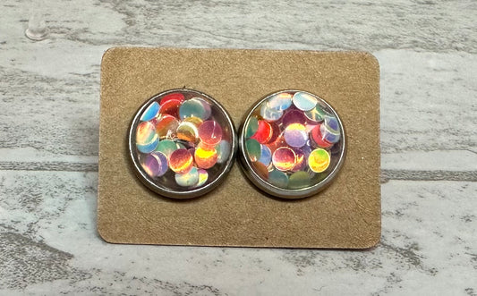 Spring Glitter Earrings