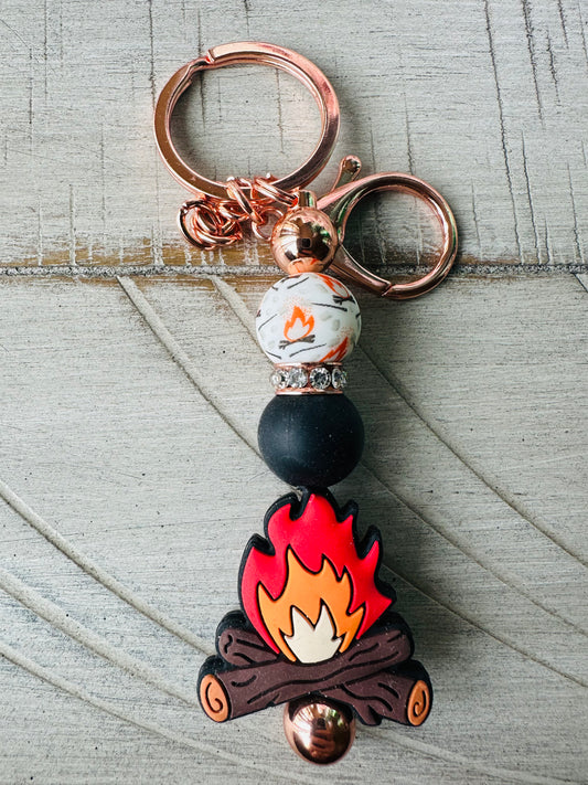 Campfire Keychain