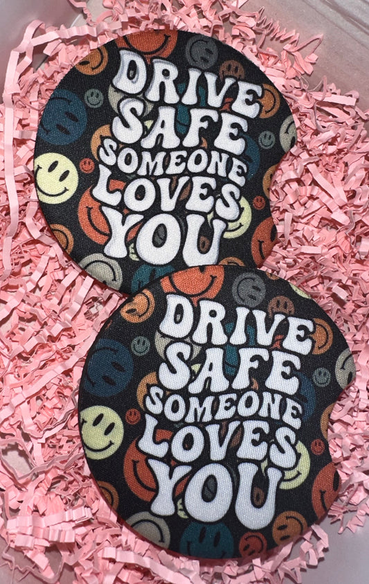 Drive Safe Someone Loves You Coaster Set